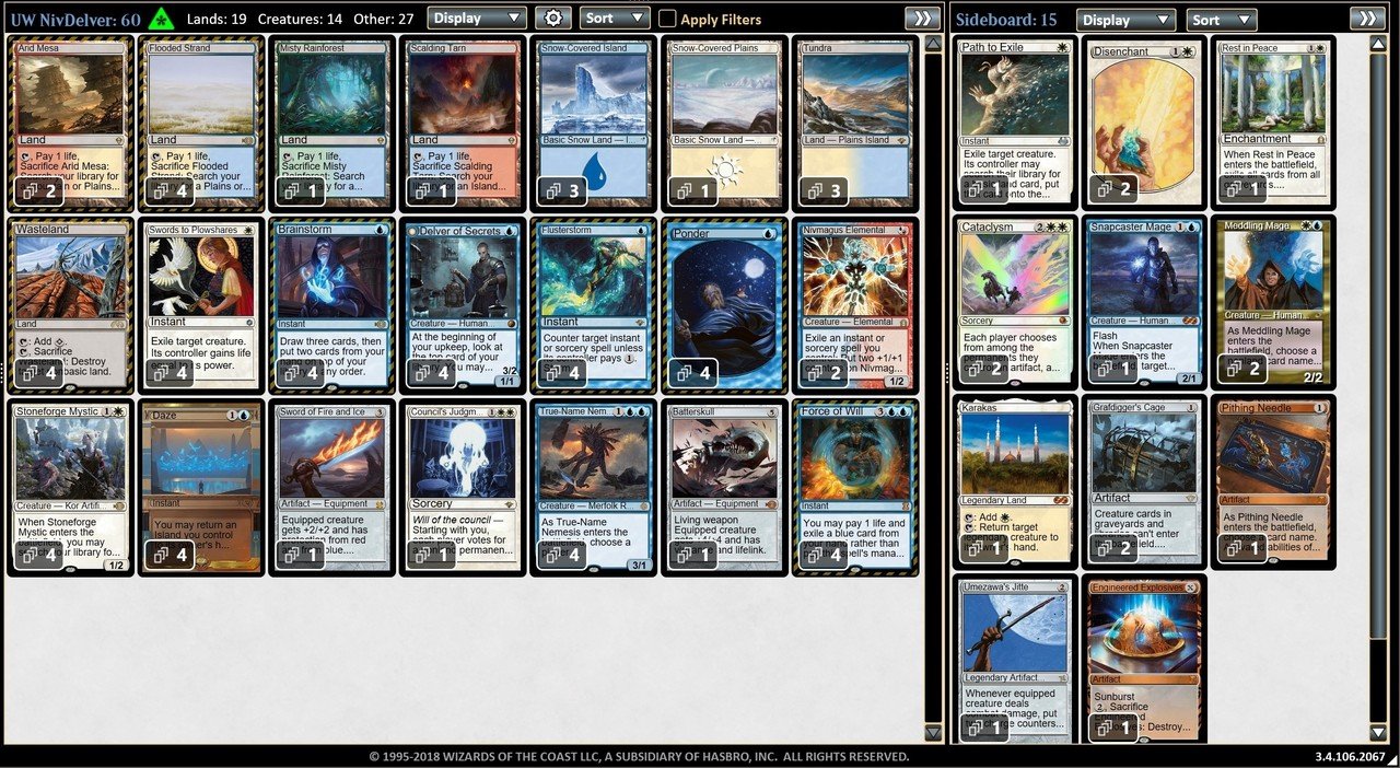 青白ニヴデルバーデッキ紹介｜mw_94gA