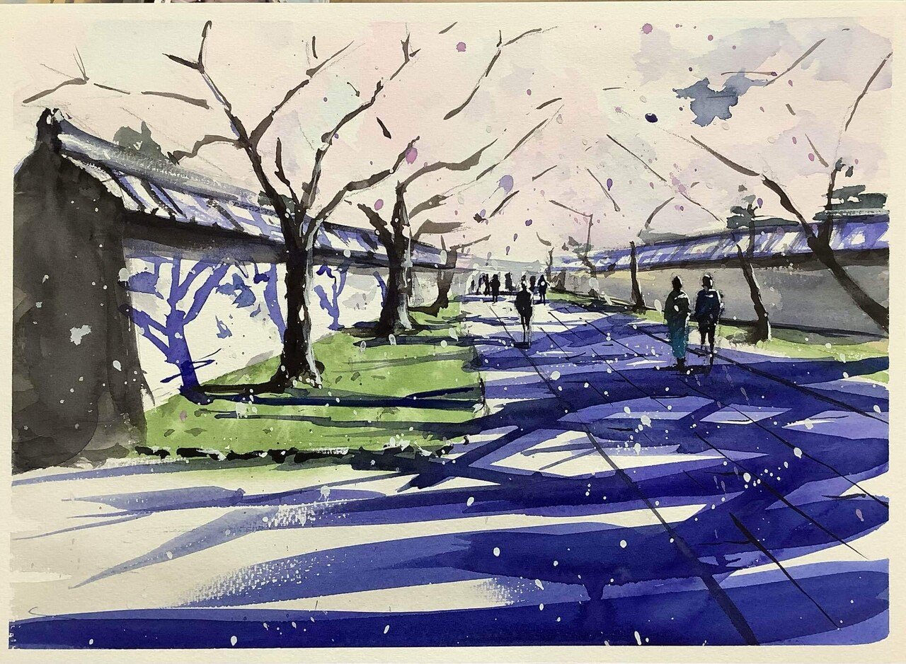 醍醐寺に舞う、桜吹雪｜m_kino