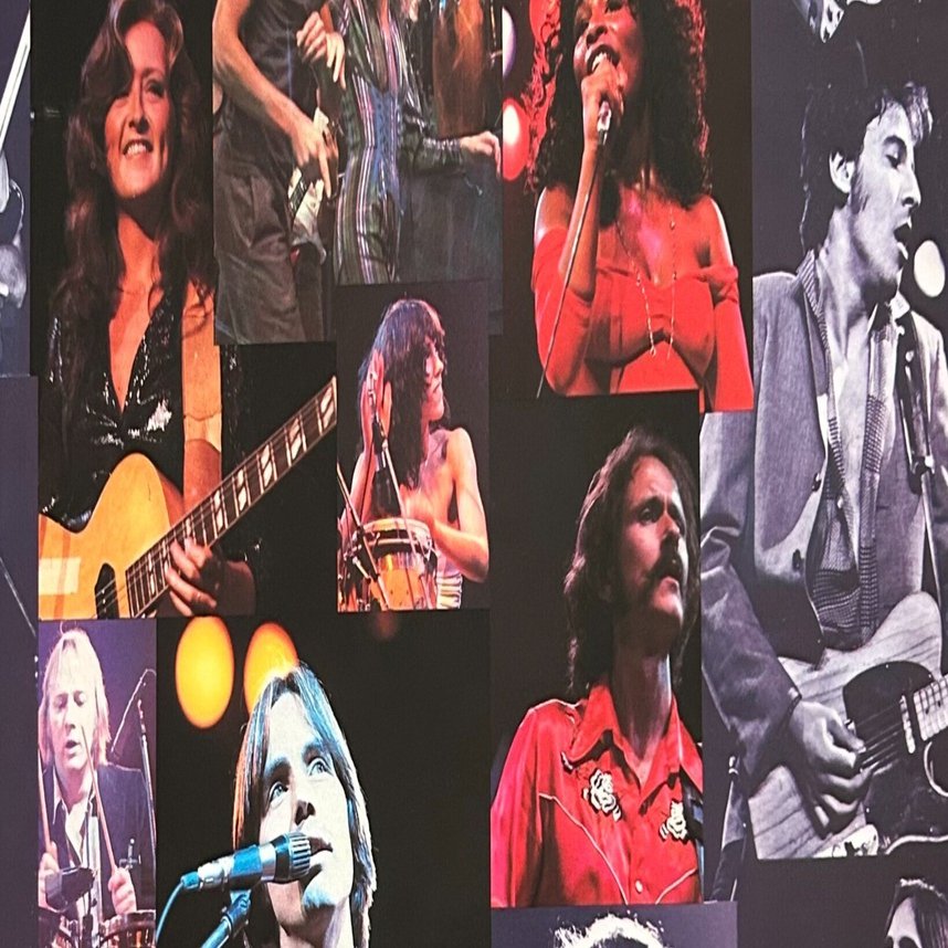 No Nukes Jackson Bruc e他 Tシャツ Vintage 1970's Jackson Browne Concert T Shirt No Nukes LA