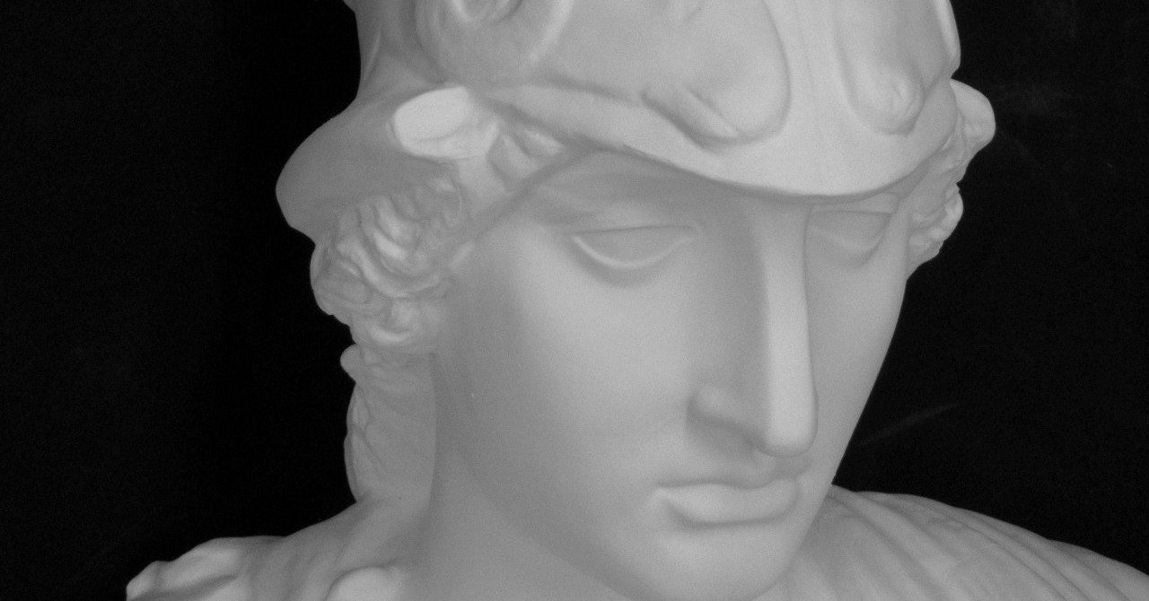 しまぴー 武装する女神 石膏像 K-103 武装せる女神胸像（ジュスティニアーニのアテナ）｜石膏像ドット