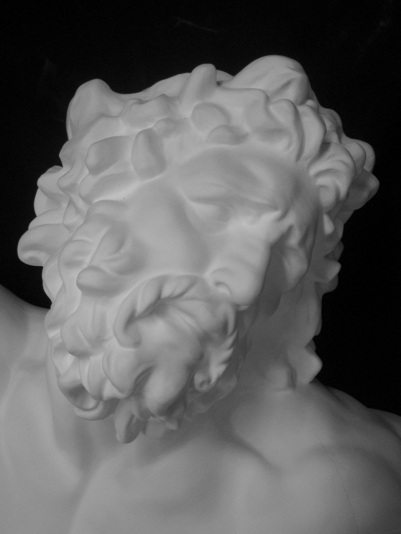 希少　ラオコーン　石膏像 H-011 ラオコーン半身像 - 日本で唯一の石膏像専門ショップ「石膏像