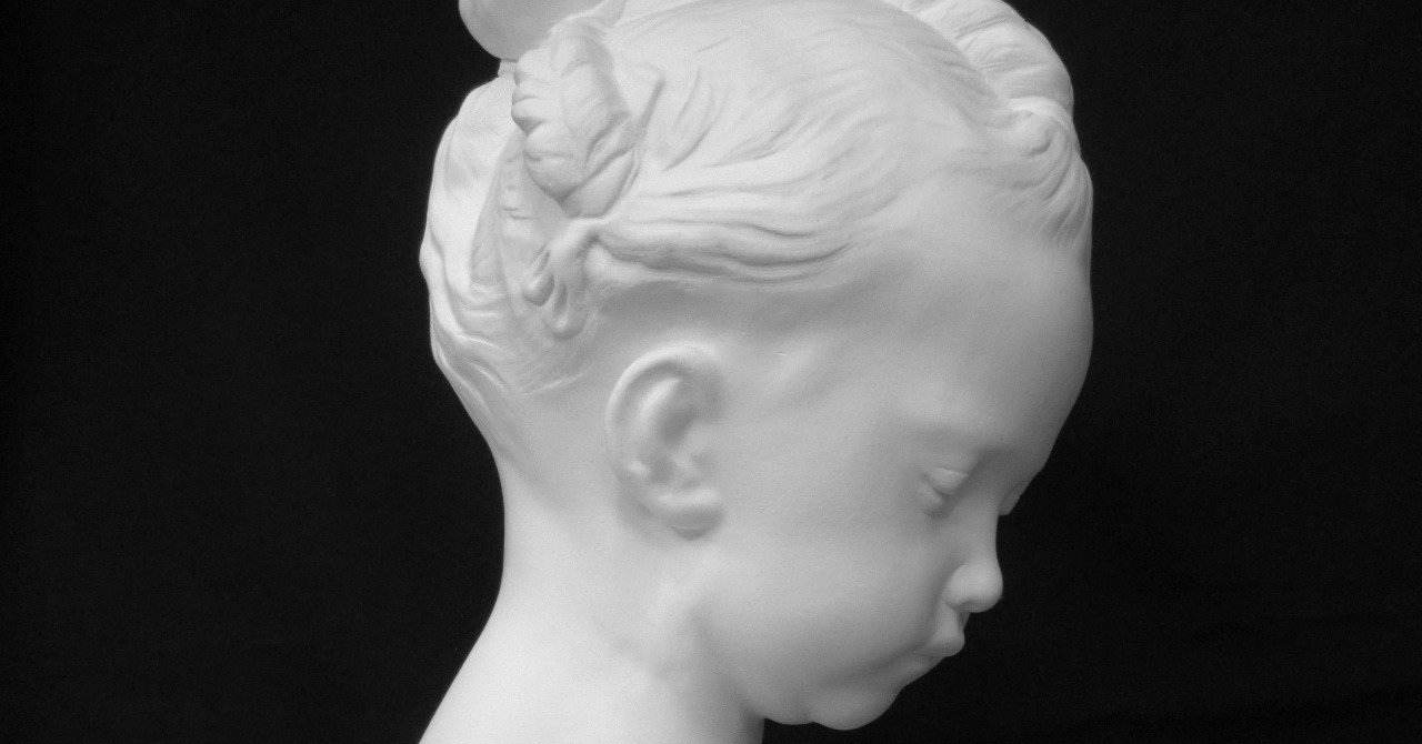 A-400 ジャック・サリー作 少女胸像｜石膏像ドットコム（脇本）