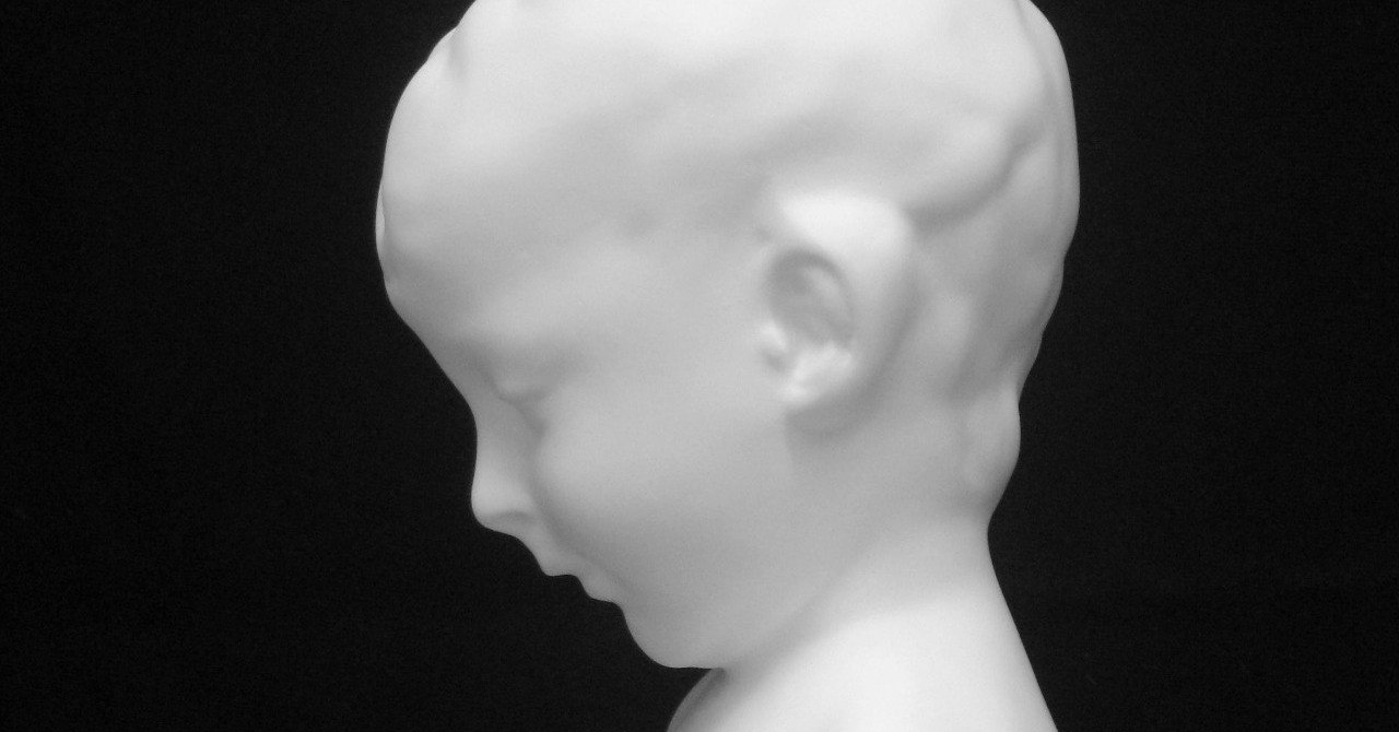 A-338 うつむき坊や｜石膏像ドットコム（脇本）