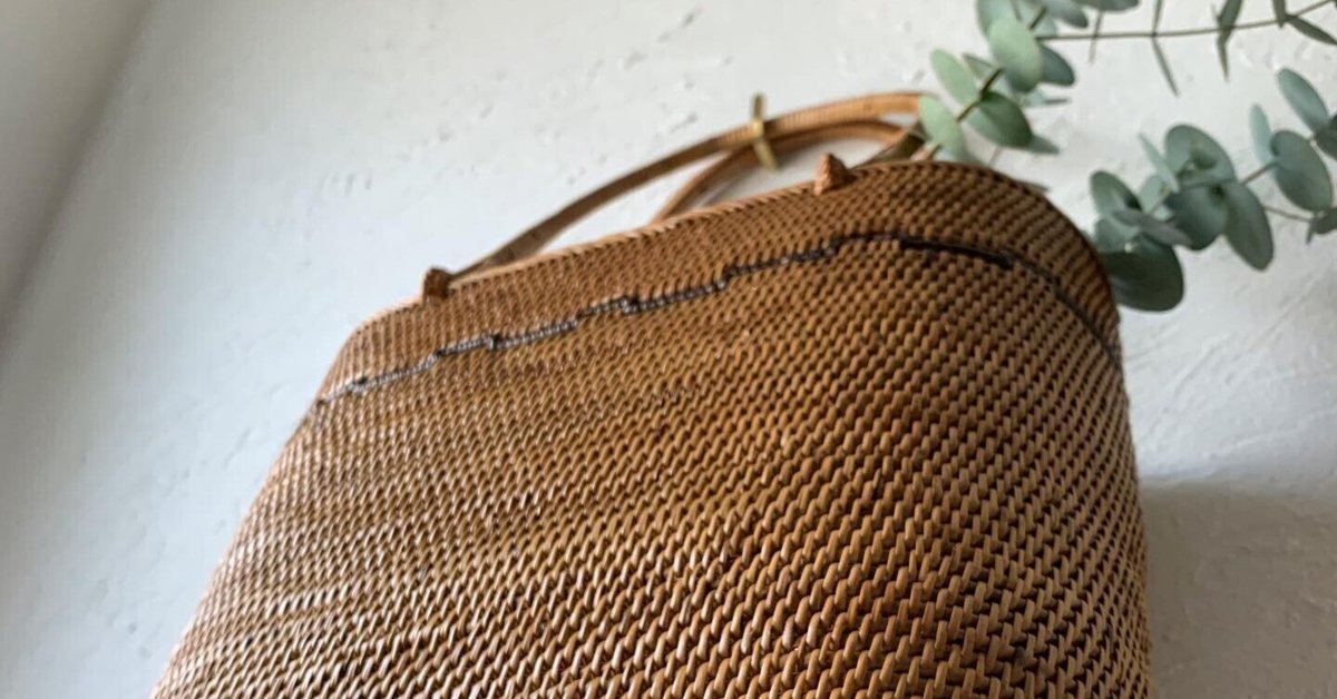 お散歩やピクニックにぴったりのおしゃれなかごバッグ｜sarasa design  