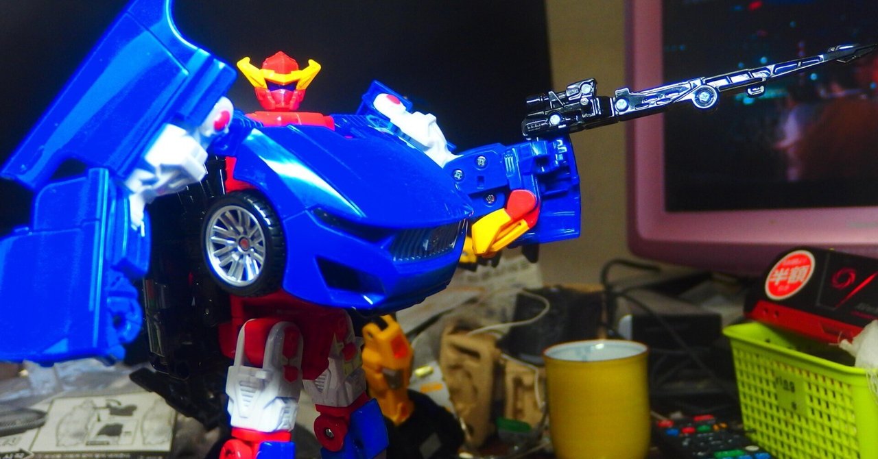 韓国トイ][韓国アニメ]卓上レビュー36 호크X ホークX(헬로카봇 ハロー