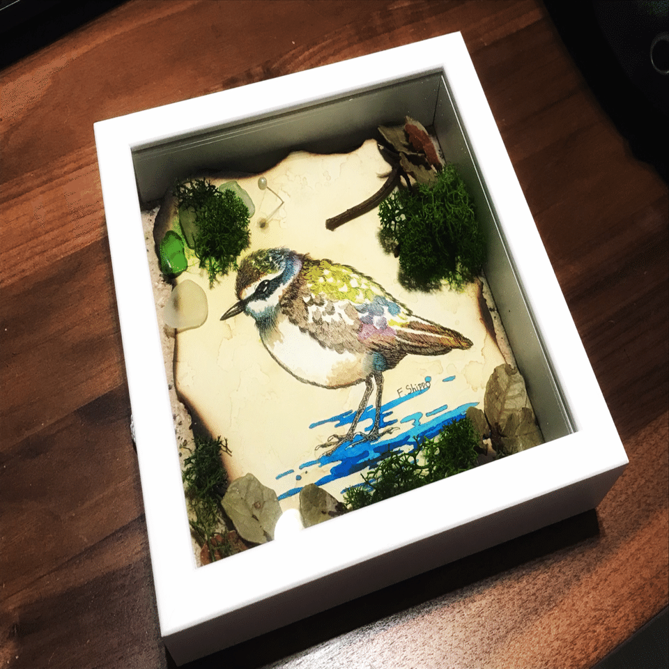 初めてのシャドーボックス作り(F.しっぽ)｜ノーチのしっぽ研究所