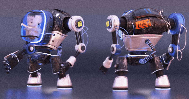 Robot Concept inspired by DEATH STRANDING / Blender 3D