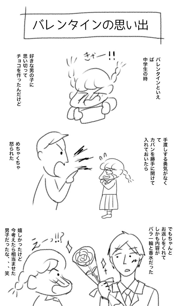 遅くなったけどバレンタインの思い出 ちゃかぽん Note