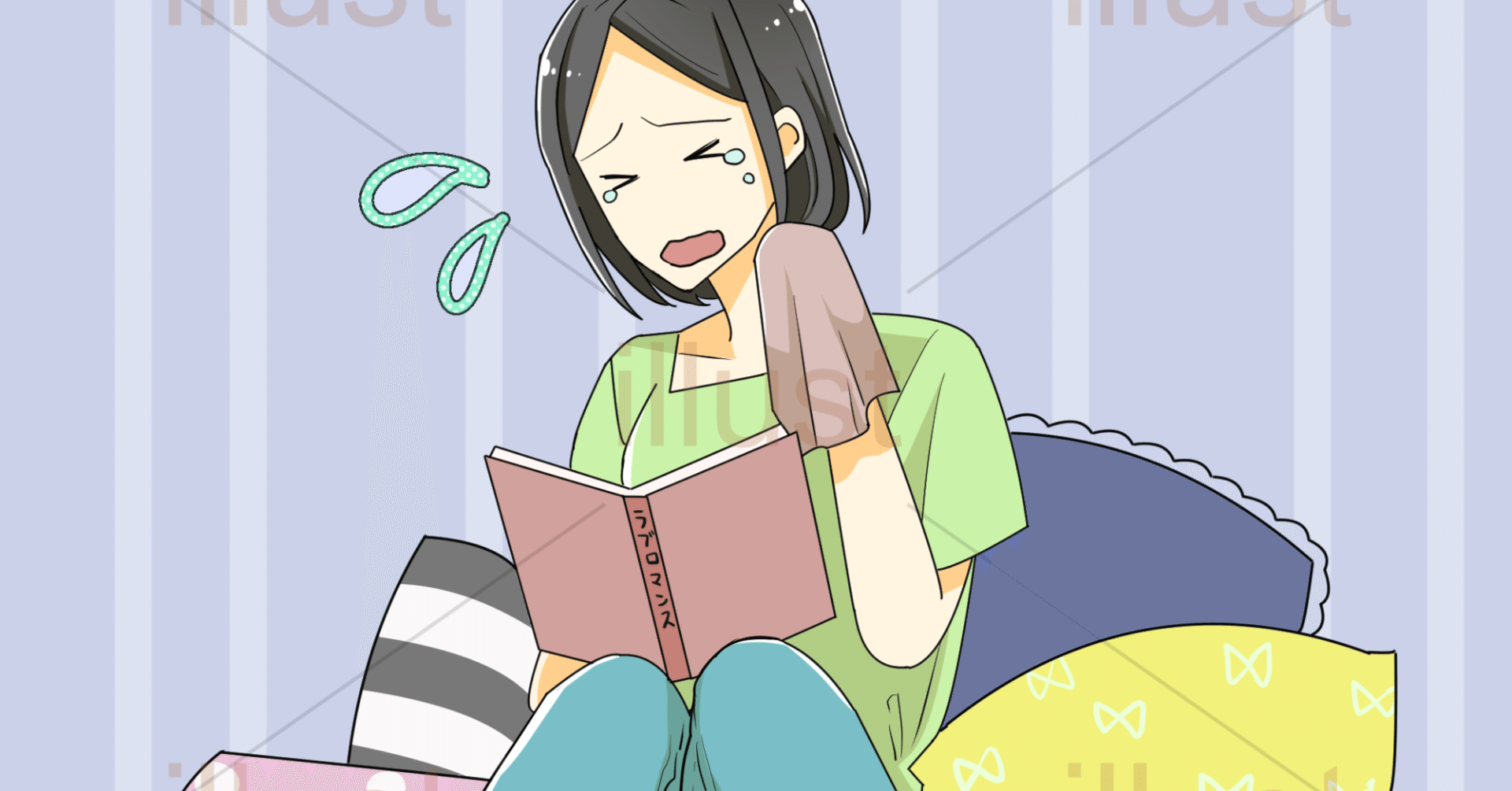 00291-自称サバサバ系ビッチの特徴・内面はものすごく女子なセンチメンタルで弱な気寂しがり屋かつ涙もろい女性のイラスト｜イラストの嗜み