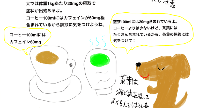 中毒17：犬のカフェイン中毒【中毒】