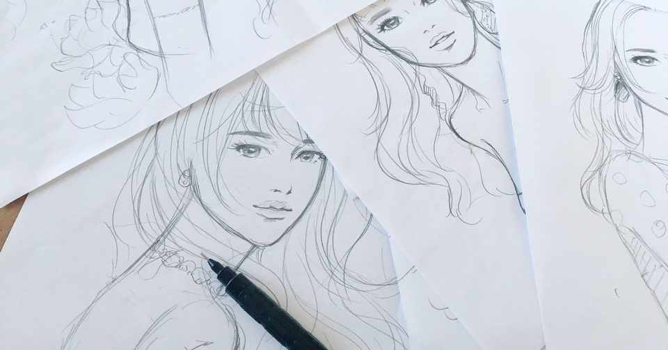 12星座の女の子イラスと制作過程 イラストを描く時に考えている事まとめ 猫屋 Note