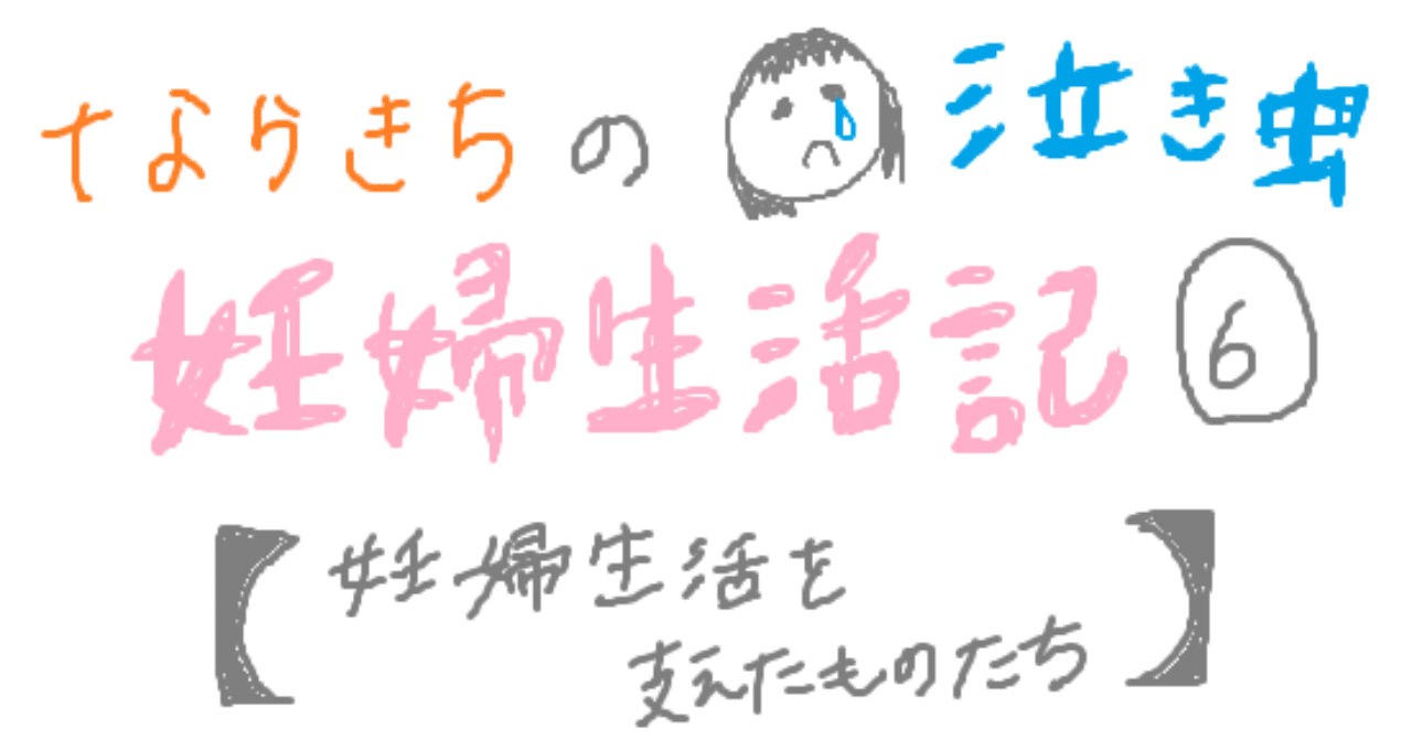 妊婦生活を支えたものたち ならきちの泣き虫妊婦生活記 ならきち Note