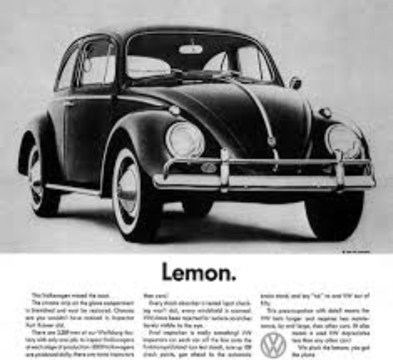 好きな広告を勝手に解説するシリーズ] フォルクスワーゲン ～Lemon