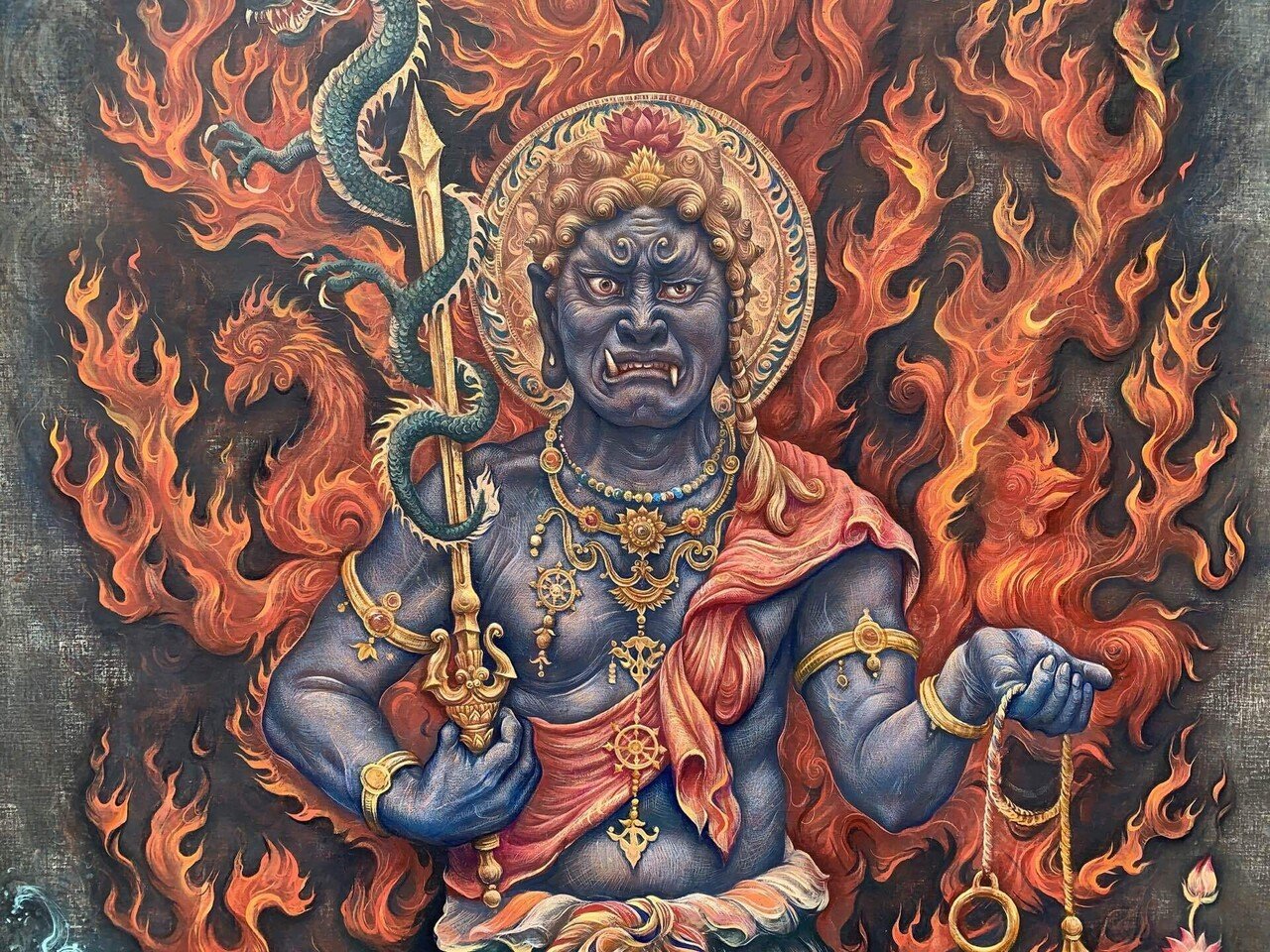 第99回白日会展に不動明王を出品します｜sakakibarayasunori