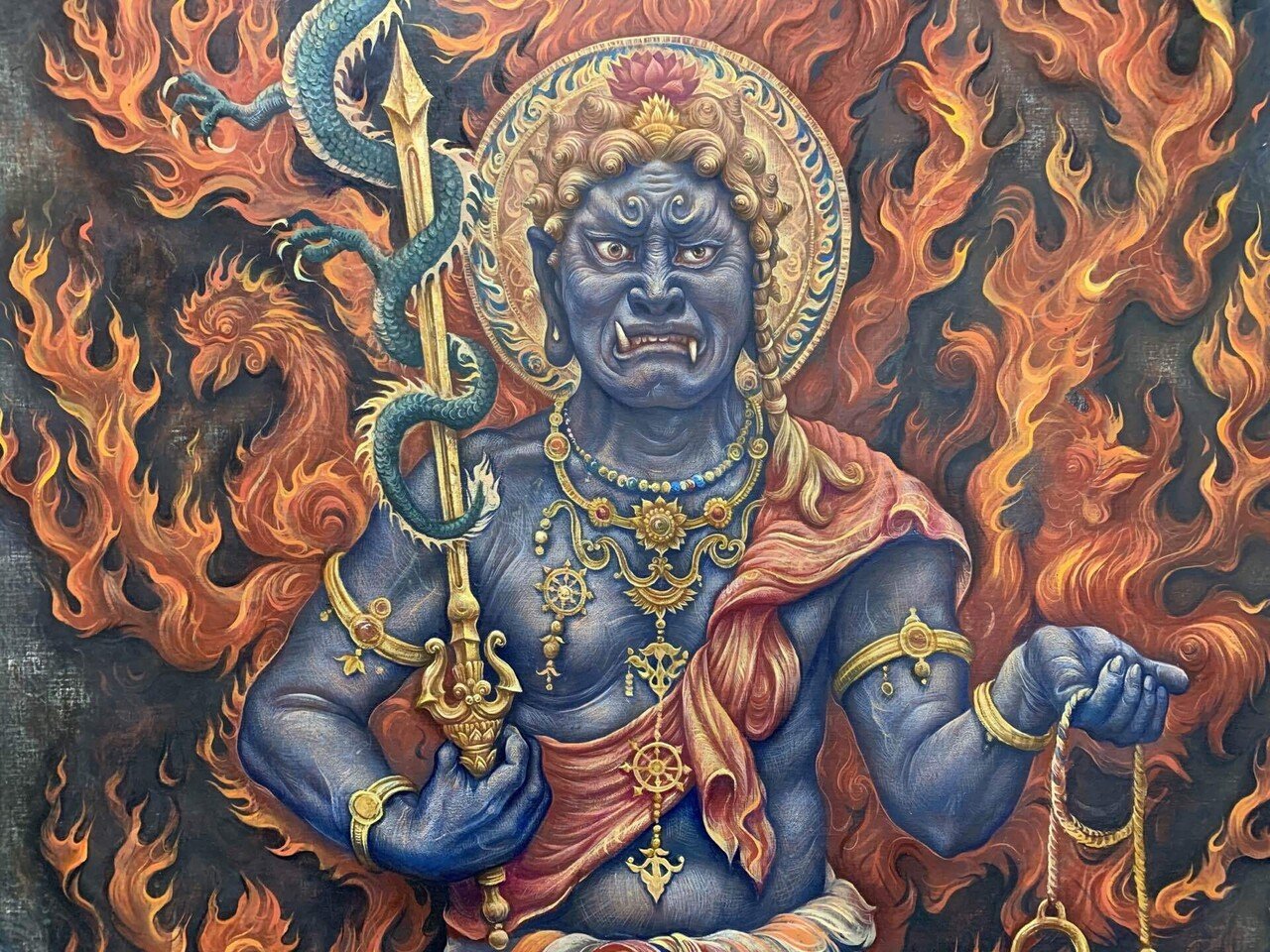 第99回白日会展に不動明王を出品します｜sakakibarayasunori