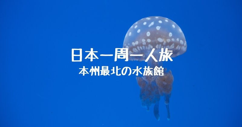 日本一周一人旅18 【本州最北の水族館】