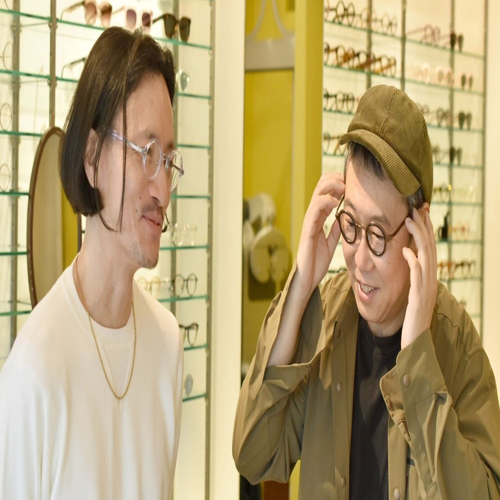 眼鏡のトップデザイナーの一人、榎本郁也さんとの雑談｜blinc（眼鏡店