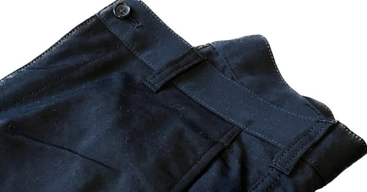 COMME des GARÇONS HOMME のウールギャバパンツ【着る】｜nuukiruaruku