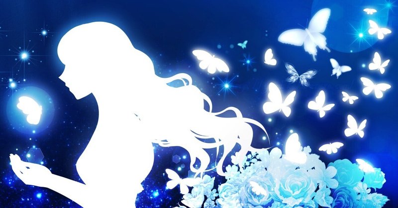 みんなのフォトギャラリー用イラスト【11】シルエット女性シリーズ「 蝶と乙女 」