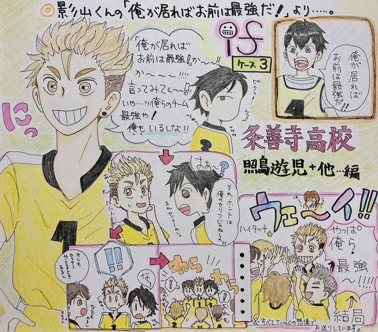 古館春一先生“ハイキュー‼︎”より「照島遊児＋α…〜if…もしもシリーズ