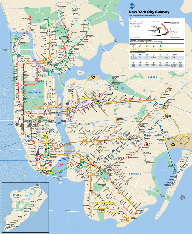スマホで拡大すると情報が増えていく路線図｜井上マサキ