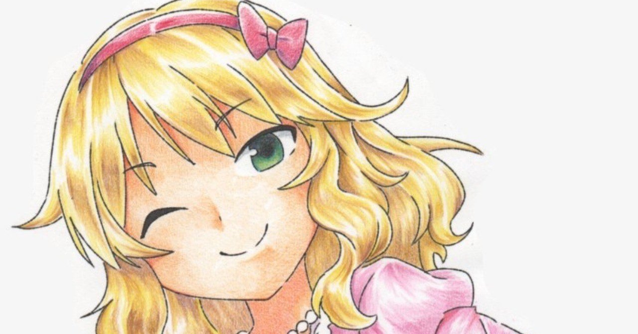 色鉛筆メイキング 櫻井桃華 おーたか Note