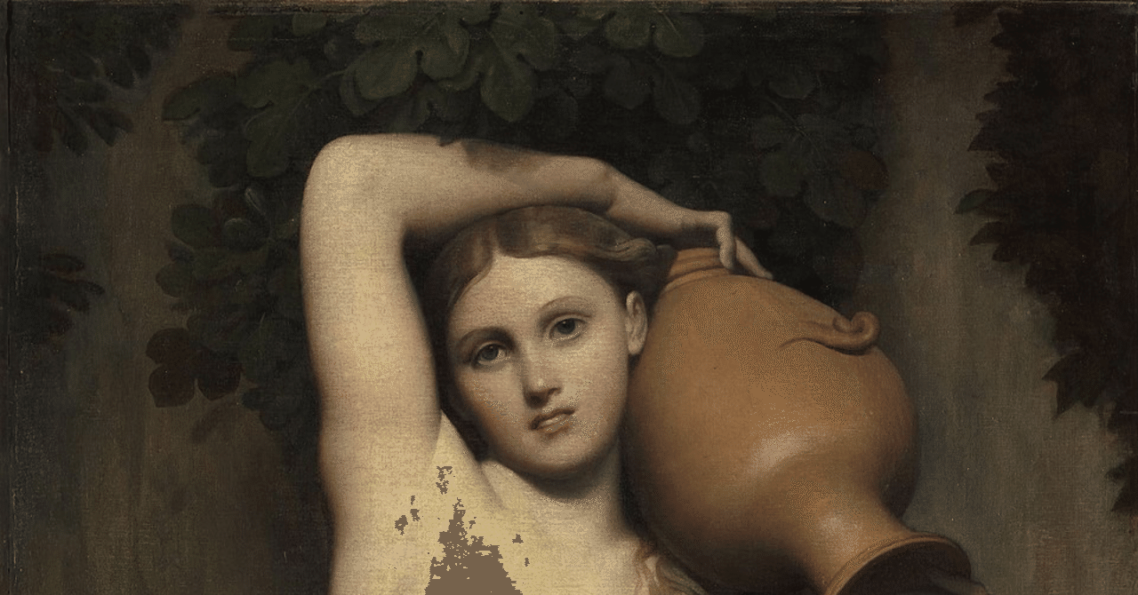 ドミニク・アングル「泉」 泉』ジャン＝オーギュスト＝ドミニク・アングル｜kaniko