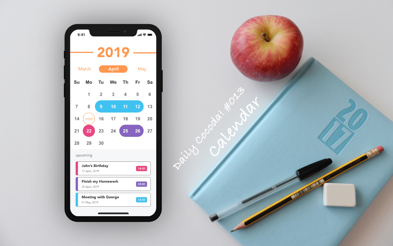 Daily Project #013 - Calendar|GASHI|note