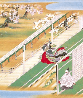 墨水桜花輝耀の景』高橋由一、1874年|kaniko 墨水桜花輝耀の景』高橋由一、1874年|kaniko