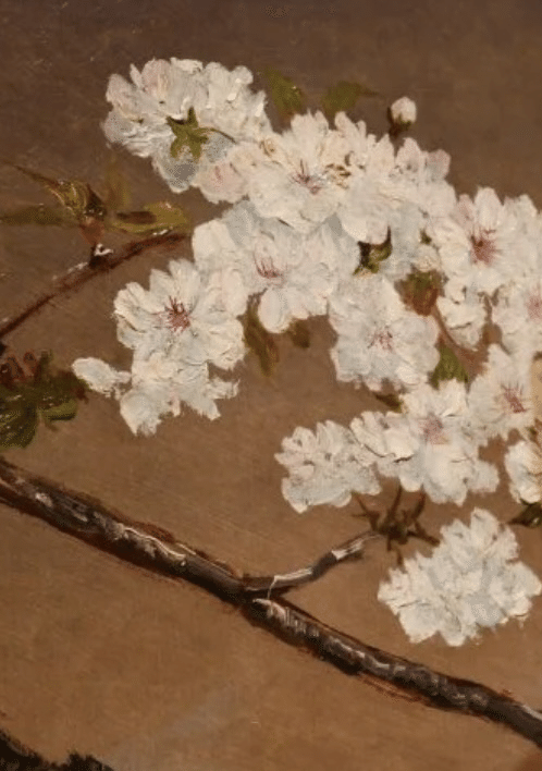 墨水桜花輝耀の景』高橋由一、1874年｜kaniko