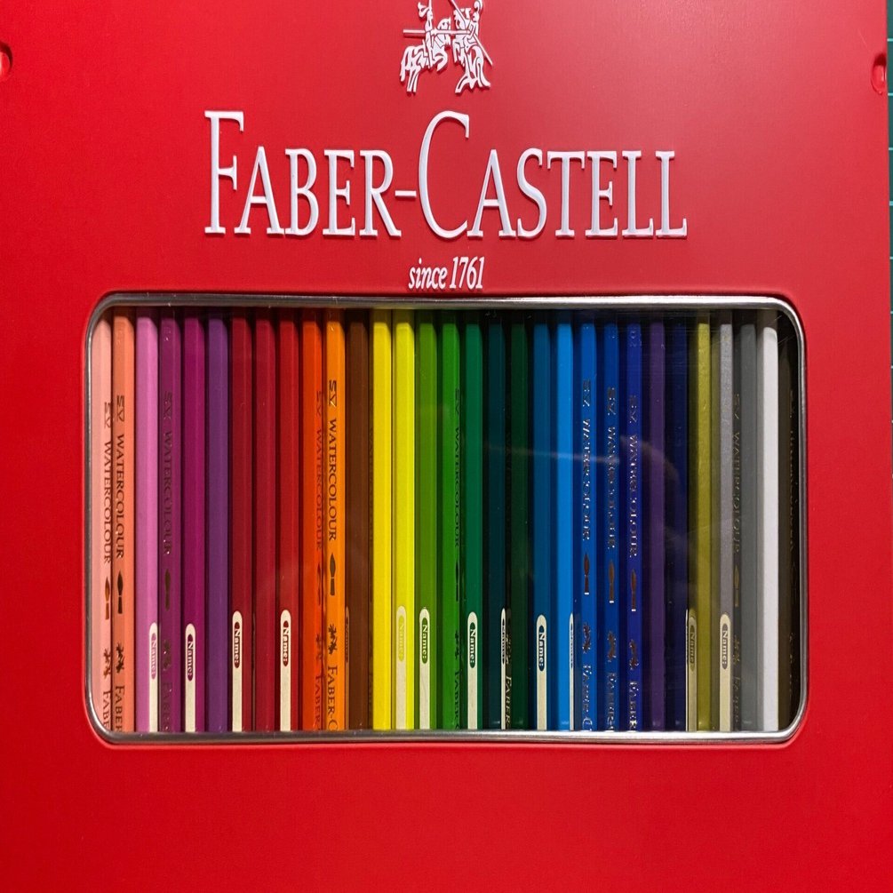水彩色鉛筆 ファーバーカステル（赤）｜ポキポキ