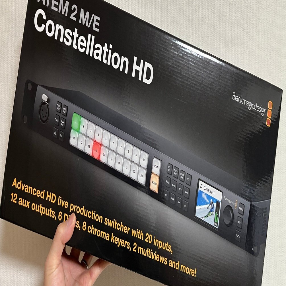新しい機材の購入理由と失敗したこと 〜ATEM Constellation HD 2M/Eの