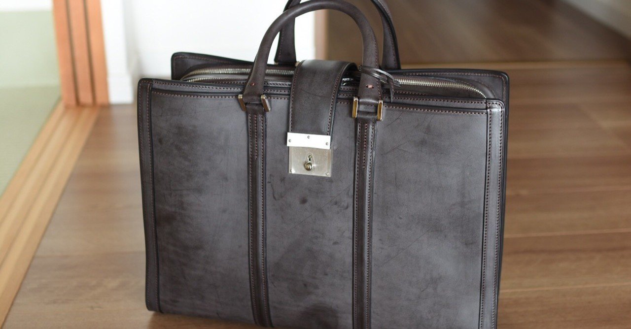 万双のブライドルダブル天ファスナー2年半レポ｜まつもとりー