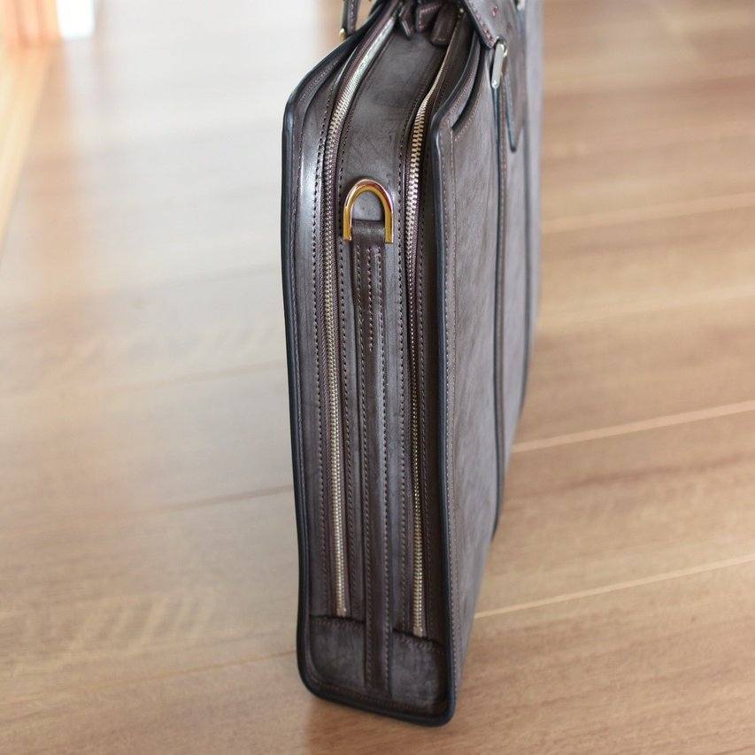 万双のブライドルダブル天ファスナー2年半レポ｜まつもとりー