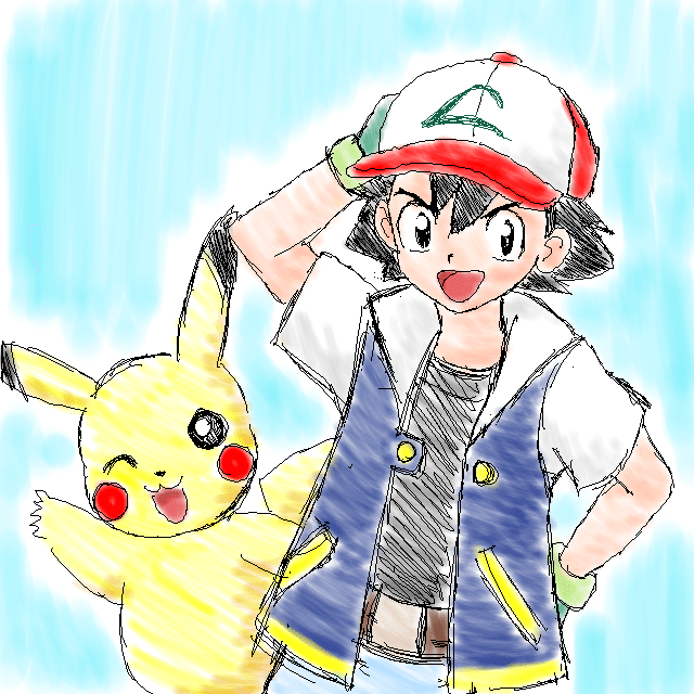 26年間ありがとうございました！ ポケモン サトシandピカチュウ