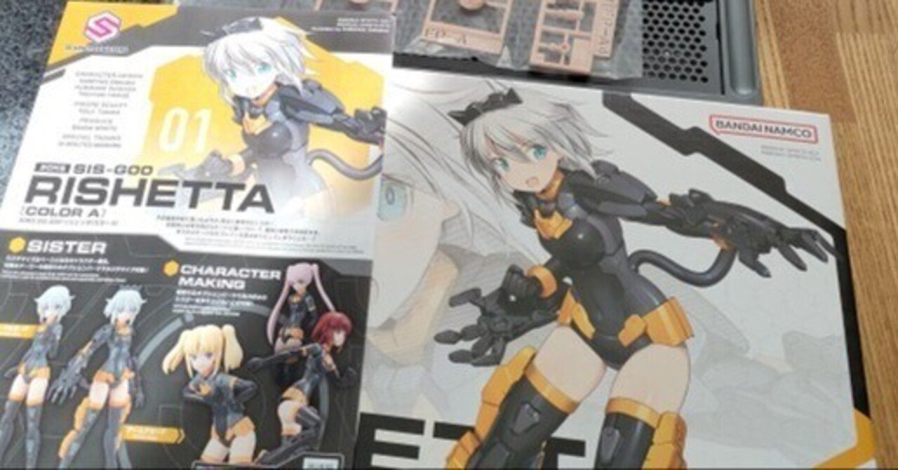初めての美少女プラモ 30MS リシェッタ（仮組みまで）｜もぐら