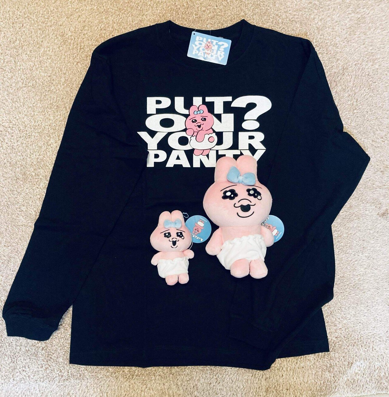 おぱんちゅうさぎロングTシャツ(履くの？)