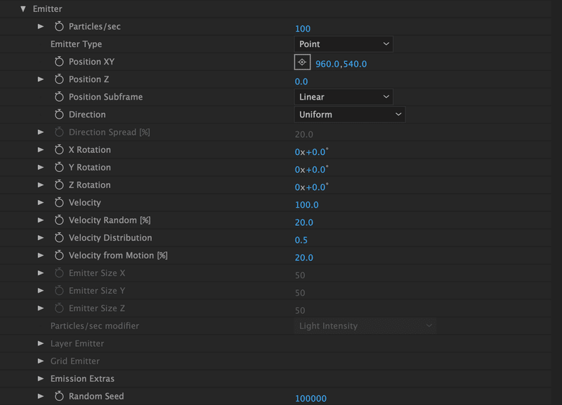 After Effects Particularの使い方講座 1 城台直人 Note