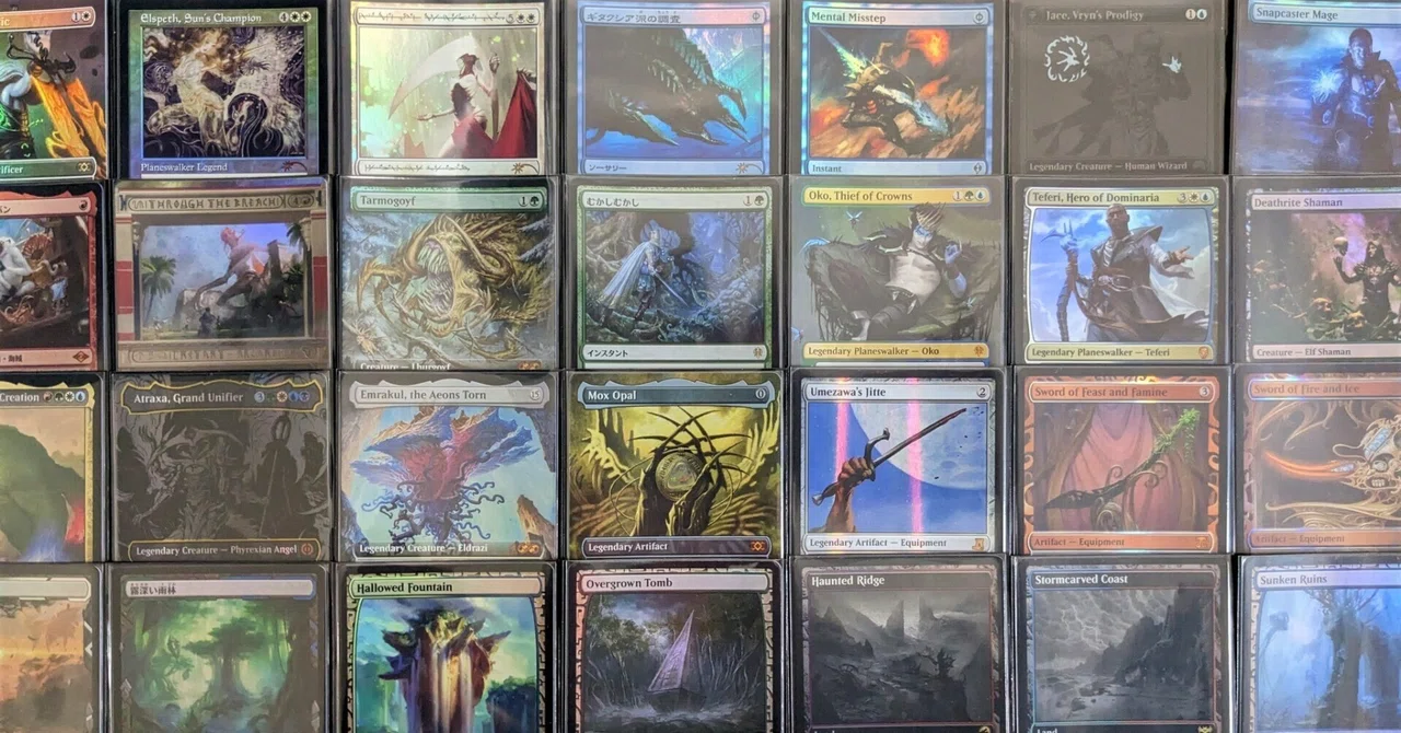 mtg 【モダン御霊シュート青黒エムラ型】デッキ