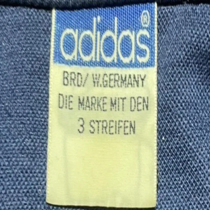 adidas(アディダス) デサント製 西ドイツタグ 刺繍ロゴ トレーナー 西ドイツ製デサントアディダス｜vintajin