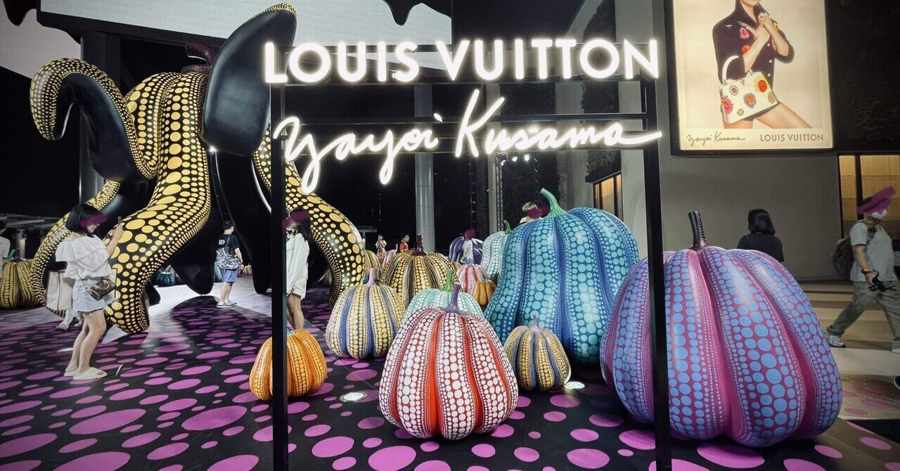 YAYOI KUSAMA X LOUIS VUITTON @SIAM PARAGON｜SANO note+ BANGKOK