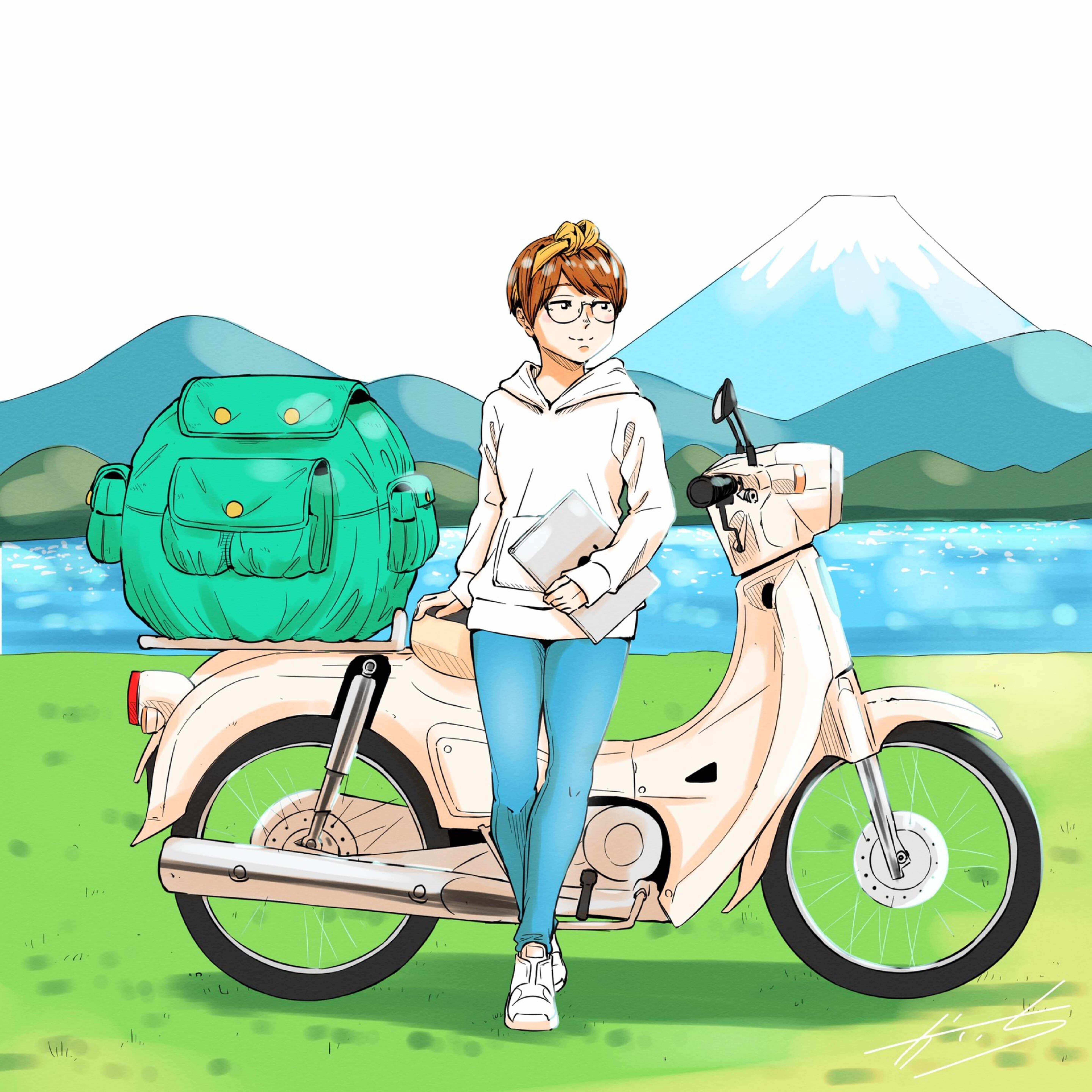 ちひろーかる／カブと旅するデザイナー