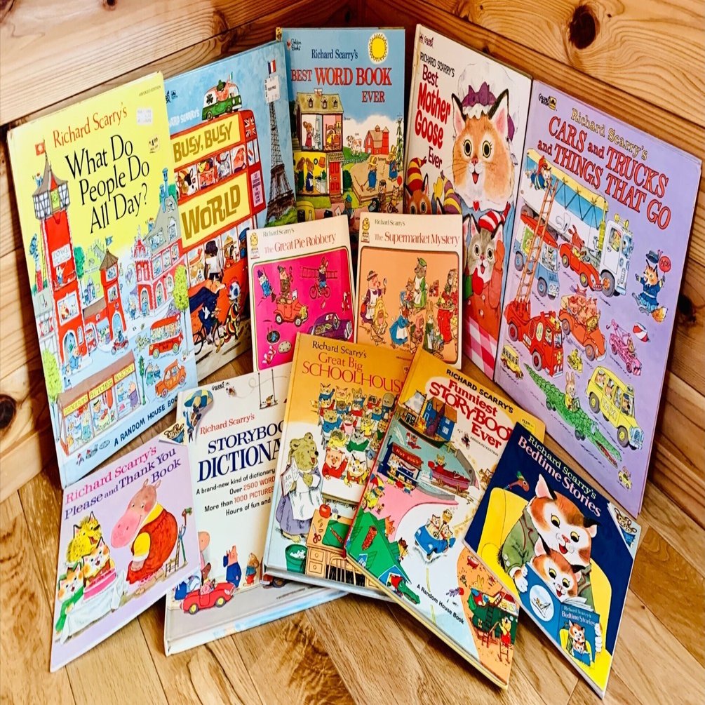 【ネット限定】 懐かしのRichard Scarry シリーズ｜絵本の虫 絵本・児童書