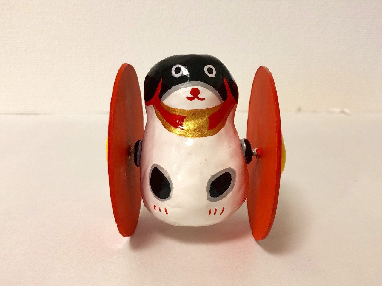 Z3】郷土玩具 張子 静岡 浜松張子「首振り虎」二橋志乃 七十歳