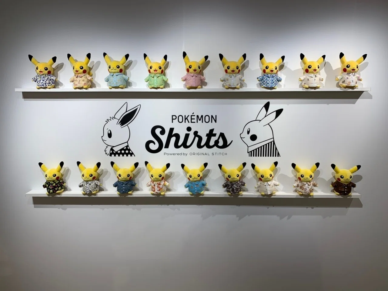 ポケモンシャツ　original stitch オーダー　イーブイ　ピカチュウ 雑記】ポケモン×Original Stitch POP-UP SHOPレポート＆オーダーシャツ