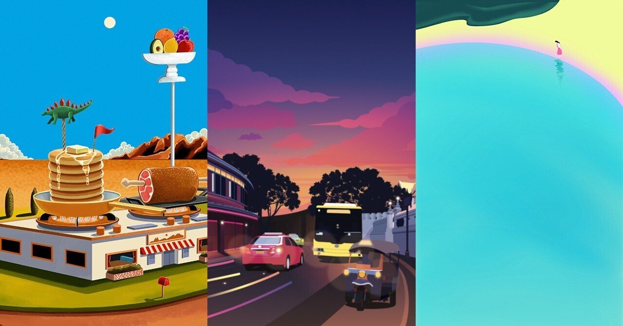 心揺さぶる風景を描くイラストレーター｜vision track / ヴィジョン