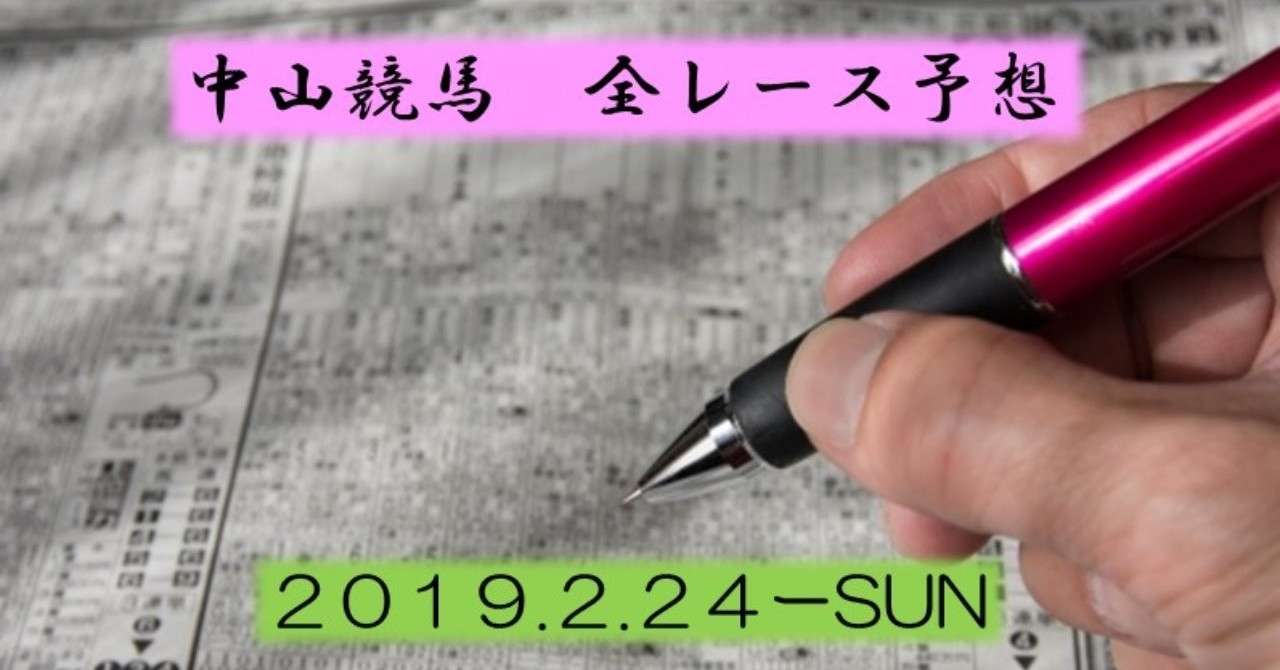 中山競馬全レース