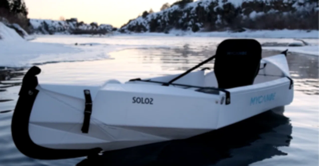 マジか!? プラスチックでできた折りたたみ式カヌー「MyCanoe SOLO 2