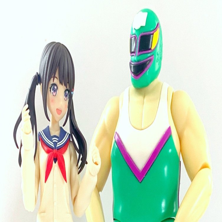 プロレスラー本人が作ったプロレスラー本人のプラモデルを組んだ｜nyapoona