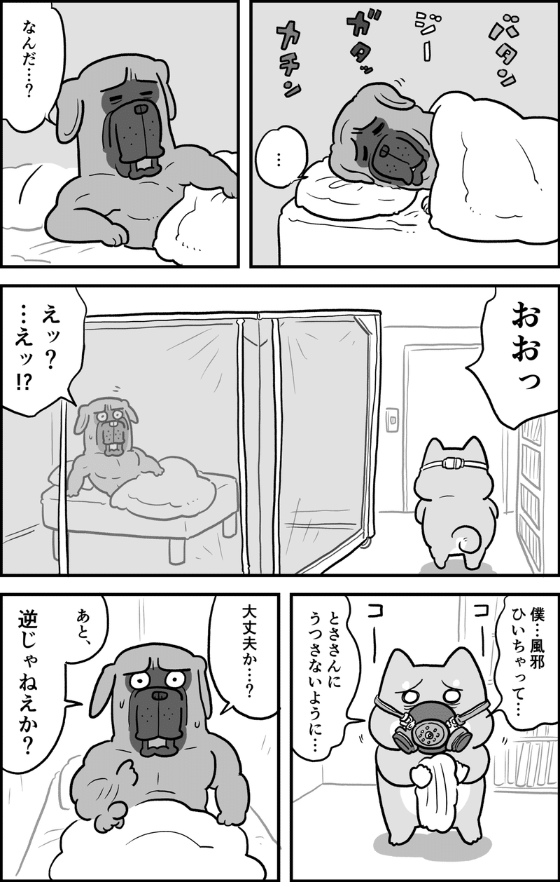 しんぱいいぬ 第30話 風邪のしんぱい やじま けんじ